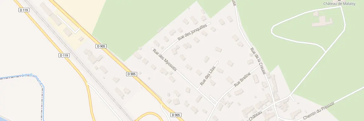 Plan du 3 Rue des Myosotis à Fain-lès-Montbard