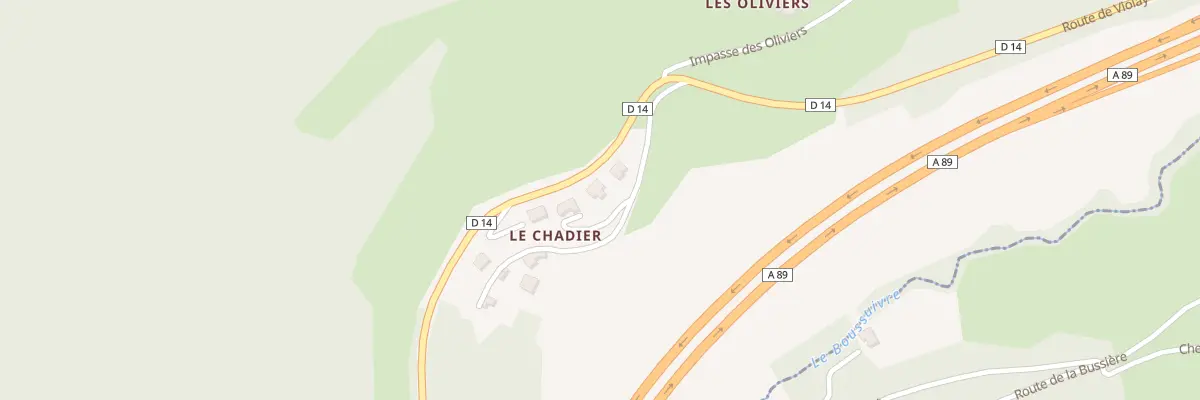 Plan du 5169C Chadier à Joux