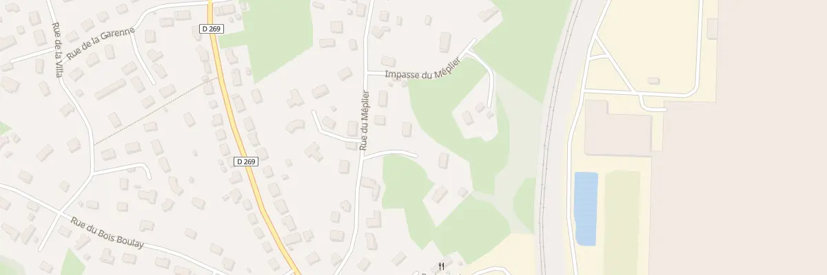 Plan du 194 Rue du Méplier à Blanzy