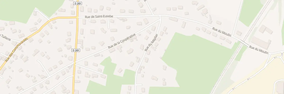 Plan du 641A Rue du Méplier à Blanzy