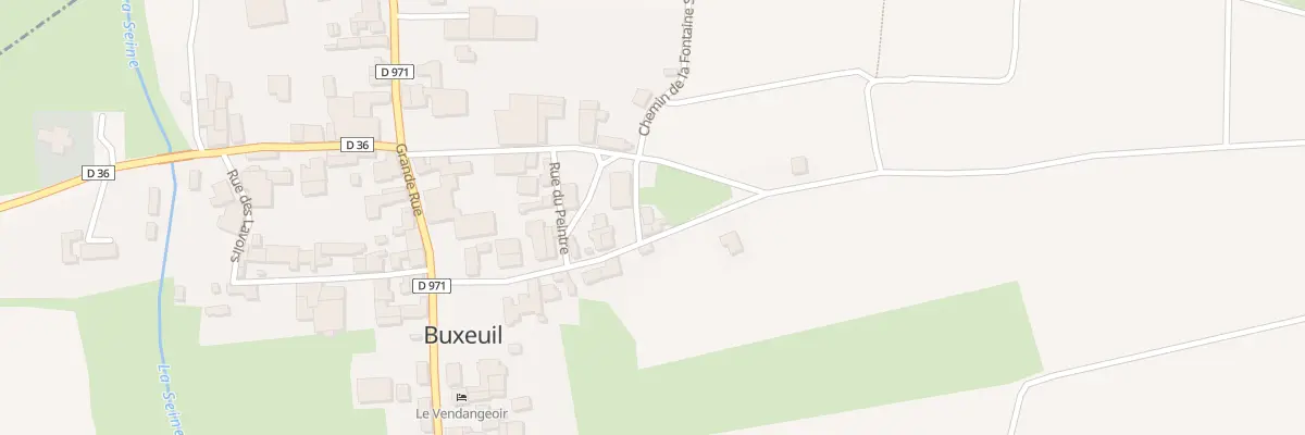 Plan du 2 Rle des Faches à Buxeuil