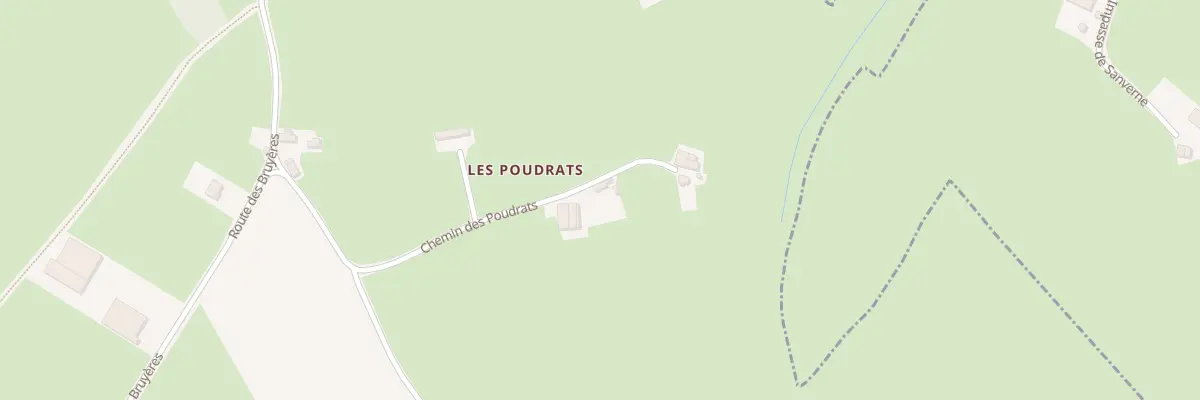 Plan du 5050 Les Poudrats à Ballore