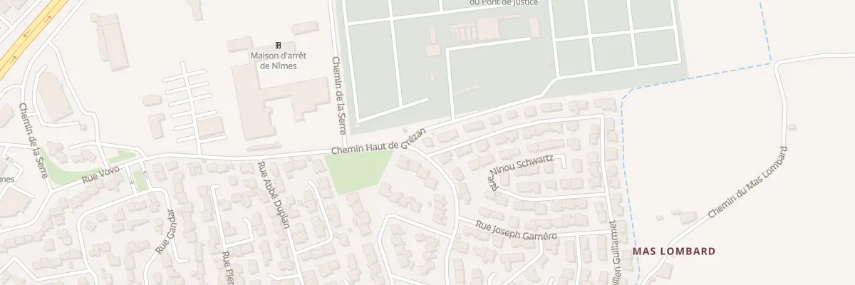 Plan du 724 Rue Emilien Guillarmet à Nîmes