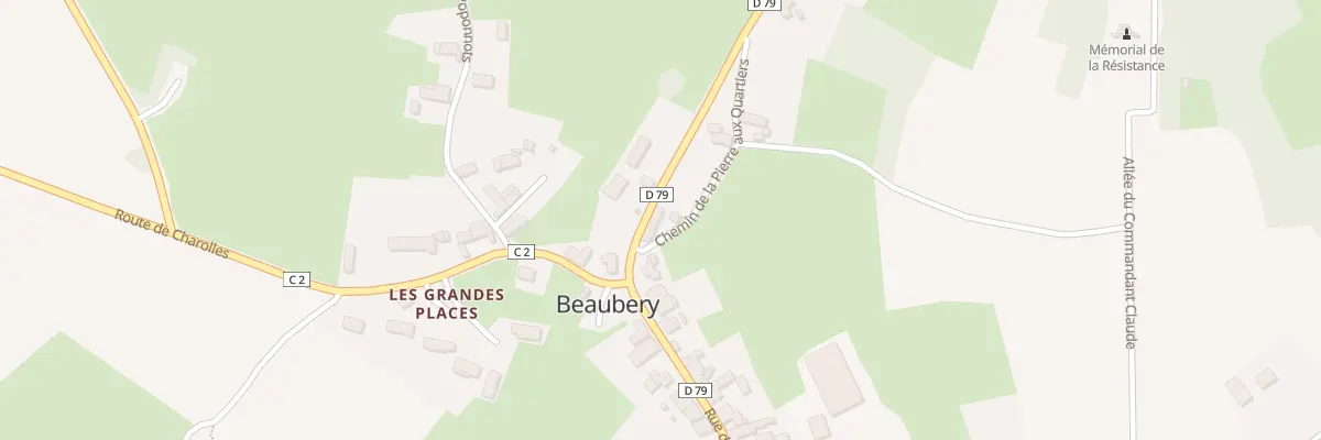 Plan du 15 Rue du Bourg à Beaubery