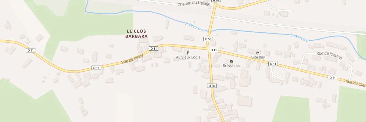 Plan du 3 Rue de Piney à Brévonnes