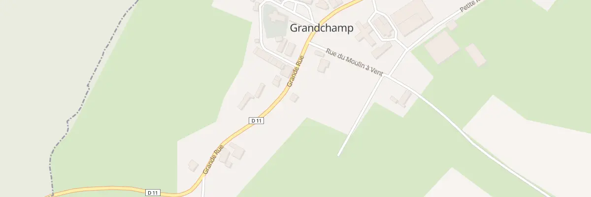 Plan du 10 Grande Rue à Grandchamp