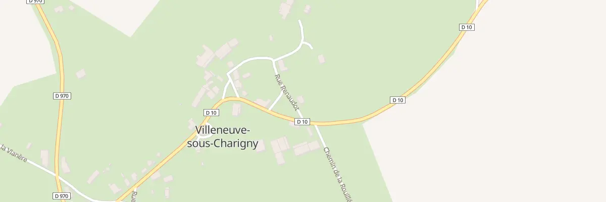 Plan du 3 Rue Renaudot à Villeneuve-sous-Charigny