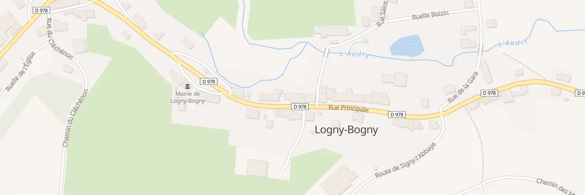 Plan du 20 Rue Principale à Logny-Bogny