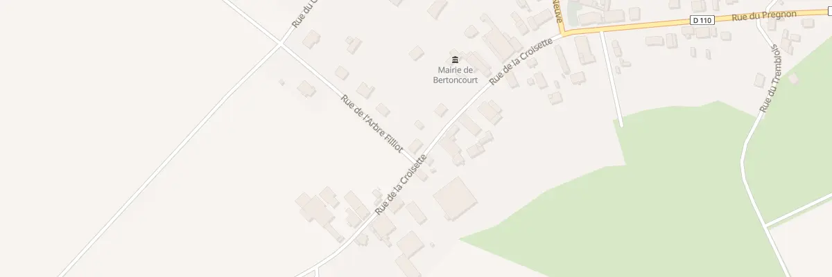 Plan du 5052 Le Village à Bertoncourt