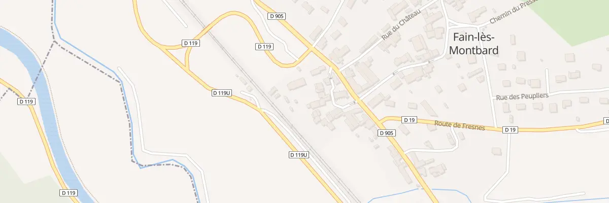 Plan du 5 Rue de l’Eglise à Fain-lès-Montbard