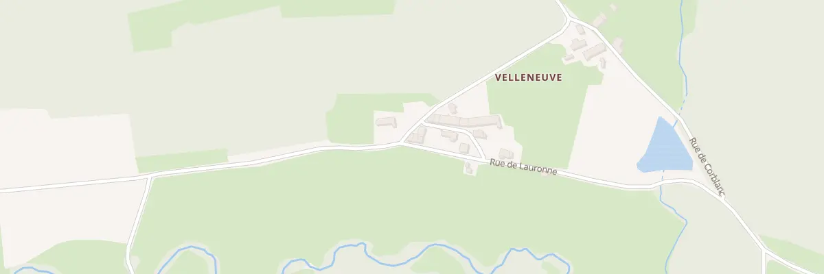 Plan du 1 Rue de Lauronne à Voudenay