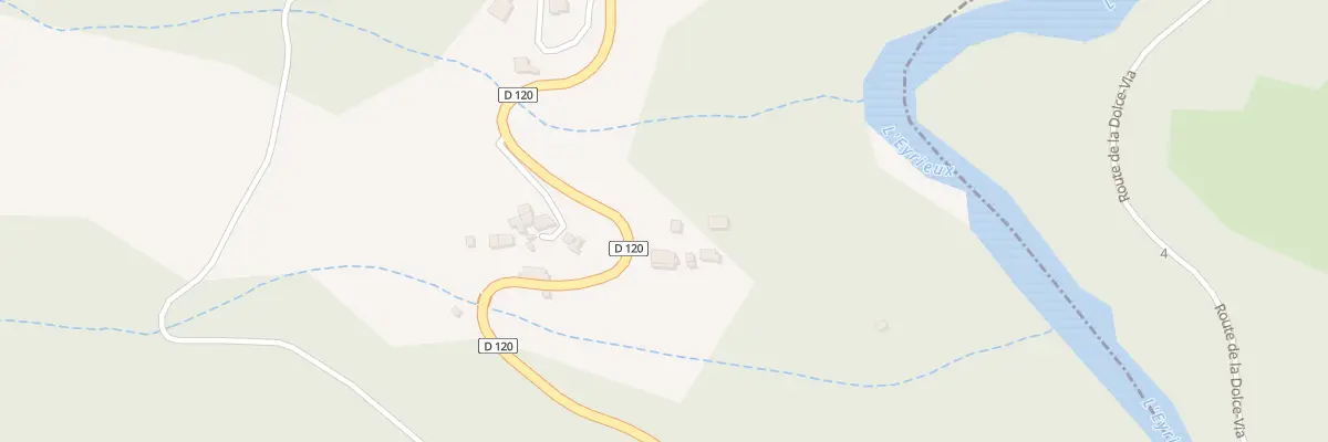Plan du 1230 Rte Departementale 120 à Jaunac