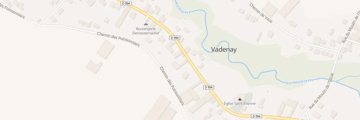 Plan du 31 Gr Grande Rue de la Noblette à Vadenay