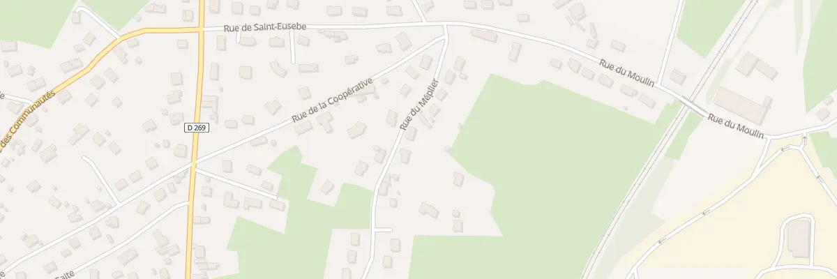 Plan du 614 Rue du Méplier à Blanzy