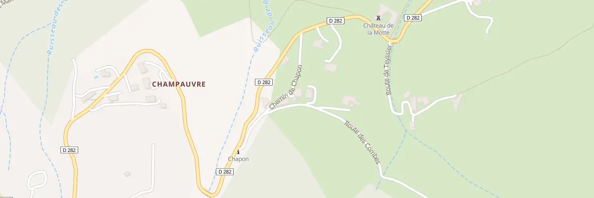 Plan du 145 Rte des Combes à Accons
