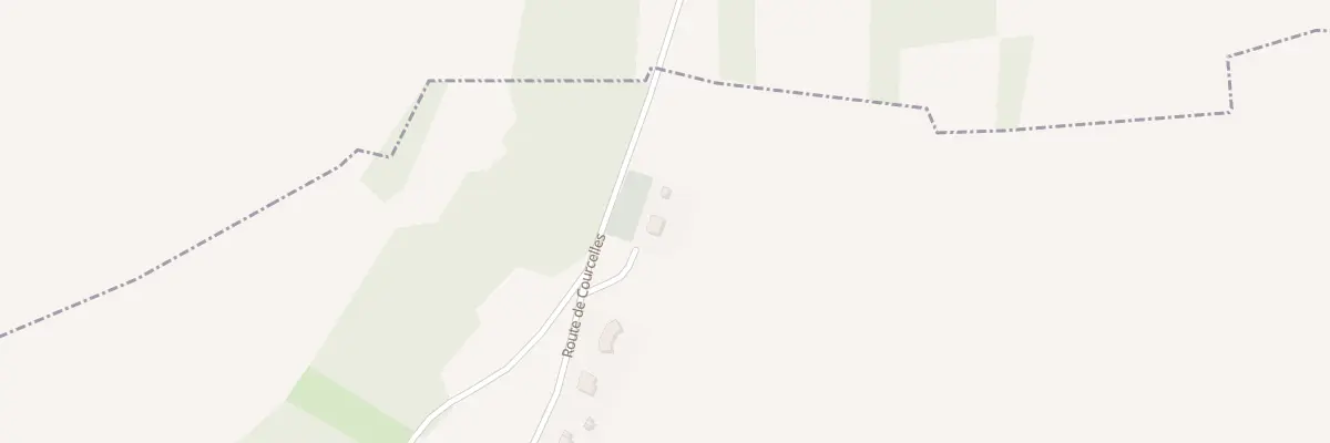 Plan du 14 Rte de Courcelles à Benoisey