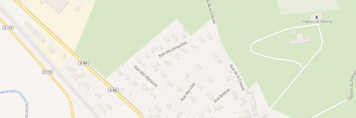 Plan du 5 Rue des Jonquilles à Fain-lès-Montbard