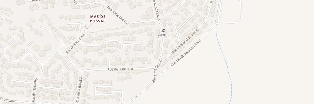 Plan du 327 Rue Aimé Orand à Nîmes