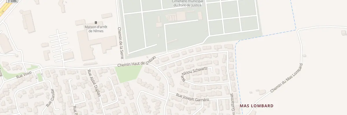 Plan du 676 Rue Emilien Guillarmet à Nîmes