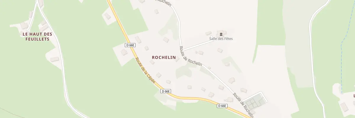 Plan du 267 Rte de Rochelin à Saint-Clément-de-Vers