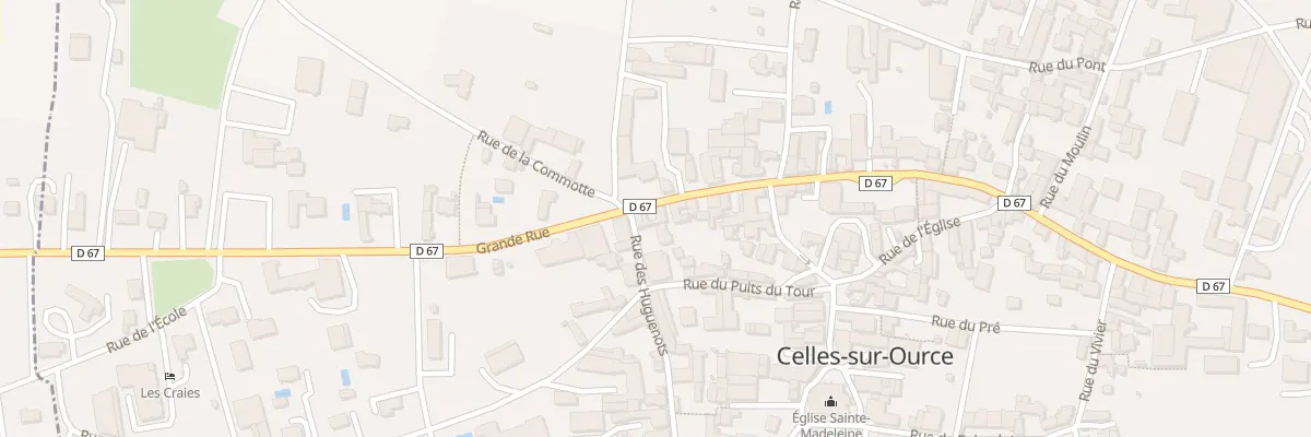 Plan du 37 Gr Grande Rue à Celles-sur-Ource