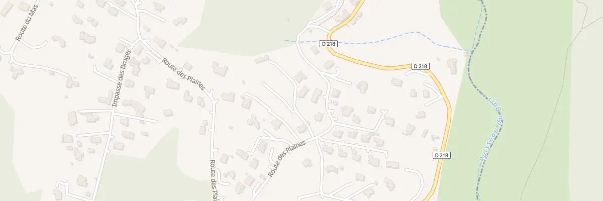 Plan du 1H Imp des Noisettes à Ucel