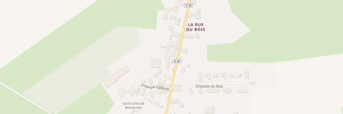 Plan du 42 Rue du Bois à Brévonnes