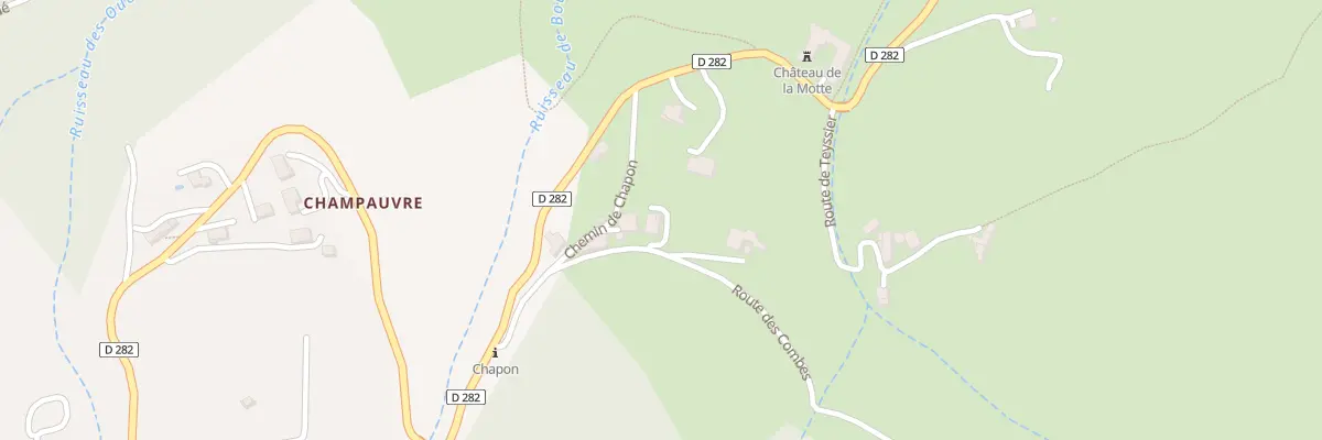 Plan du 165 Rte des Combes à Accons