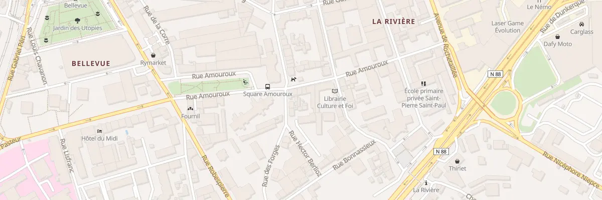 Plan du 32 Rue Amouroux à Saint-Étienne