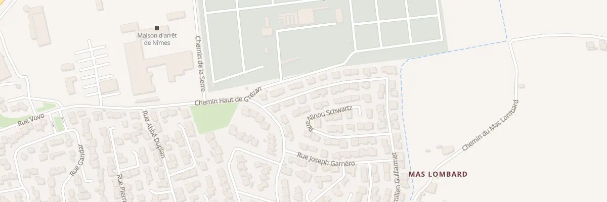 Plan du 665 Rue Emilien Guillarmet à Nîmes