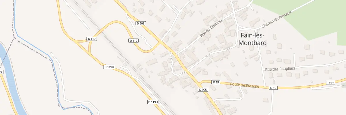Plan du 2 Rue de l’Eglise à Fain-lès-Montbard