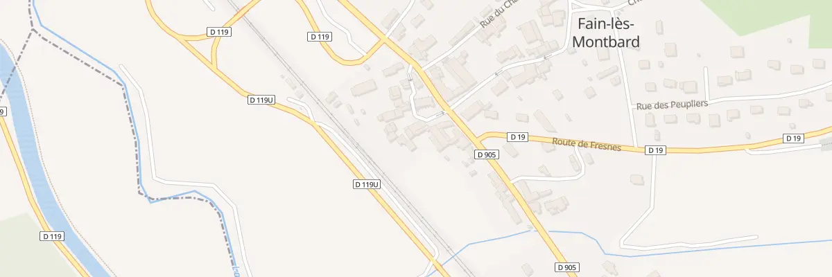 Plan du 13 Rue de l’Eglise à Fain-lès-Montbard