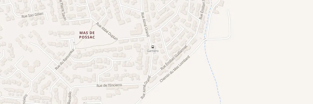 Plan du 380 Rue Aimé Orand à Nîmes
