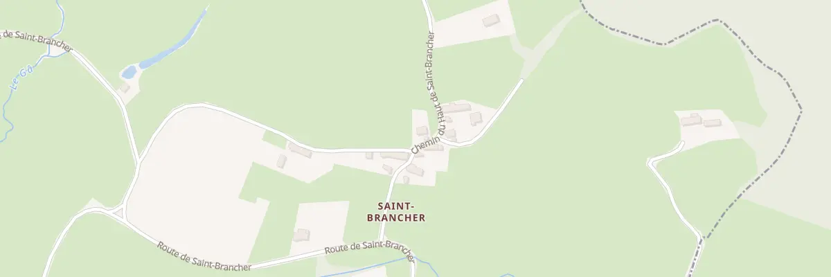 Plan du 125 Che du Haut de Saint-Brancher à Vendenesse-lès-Charolles