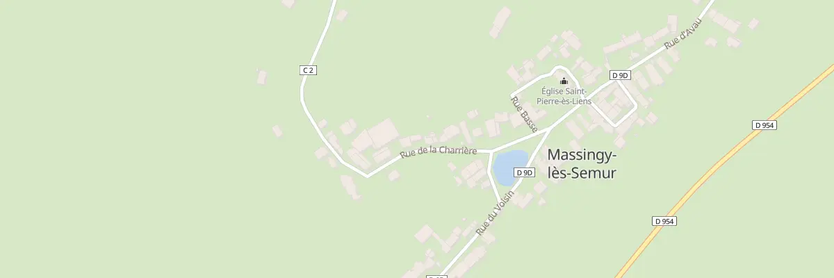 Plan du 10 Rue de la Charrière à Massingy-lès-Semur