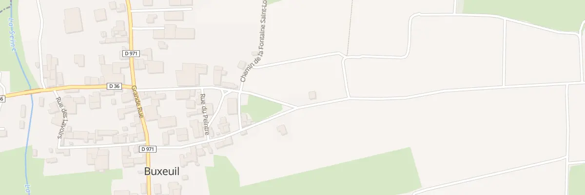 Plan du 13 Rue de la Voie du Bois à Buxeuil