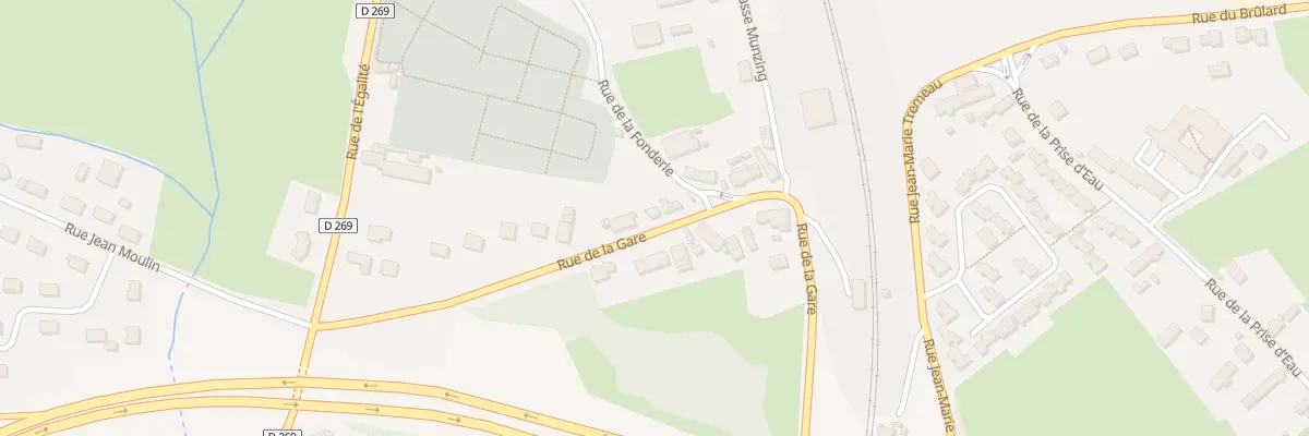 Plan du 17 Rue de la Gare à Blanzy