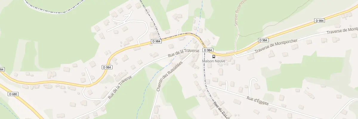 Plan du 8 Che des Ruisselées à Montcenis