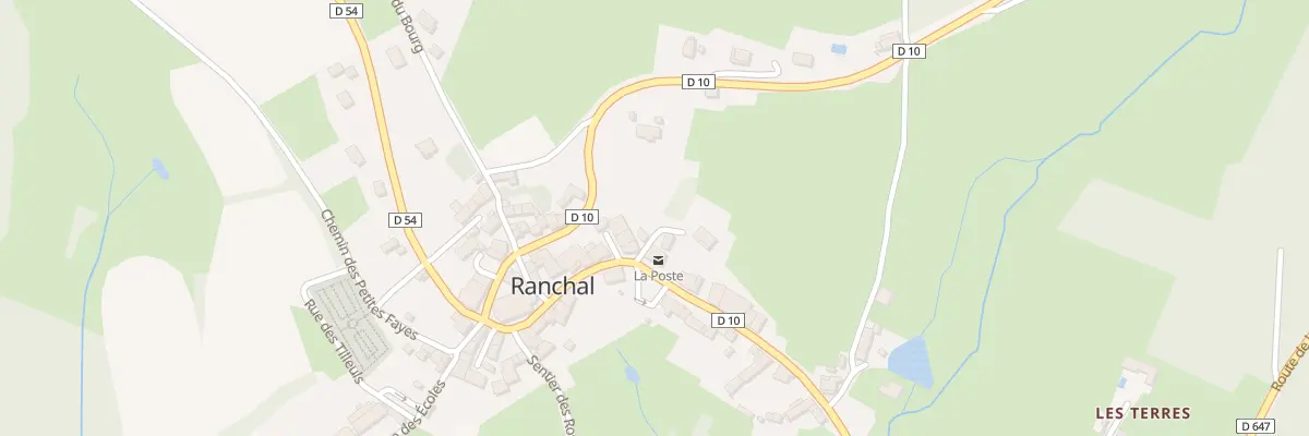 Plan du 1835 Rte des Écharmeaux à Ranchal