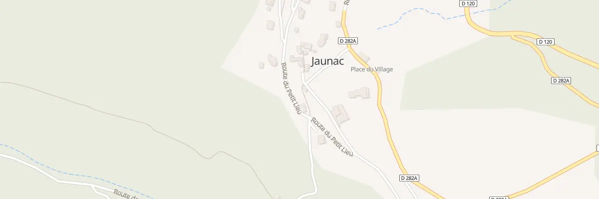 Plan du 150 Rte du Petit Lieu à Jaunac