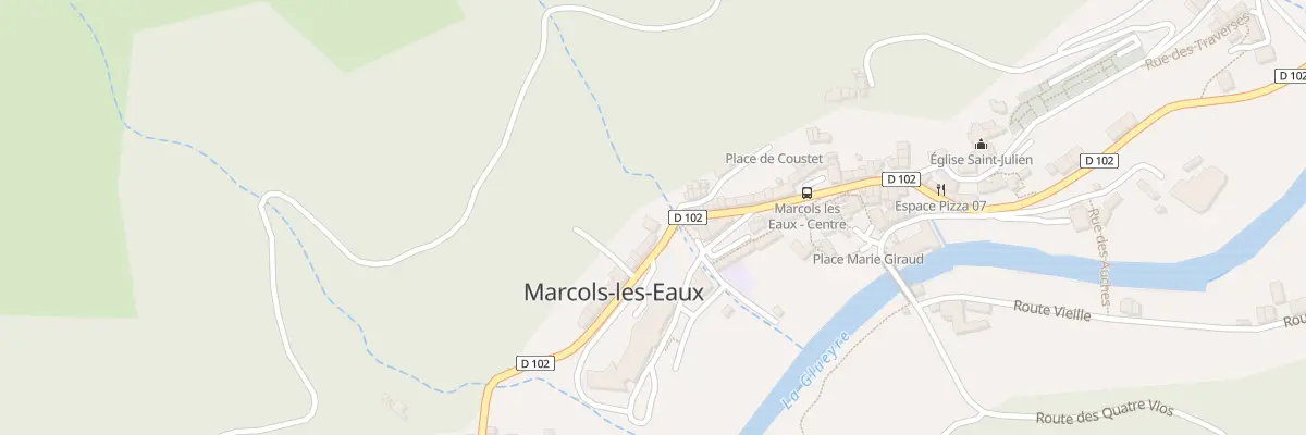 Plan du 5073 Le Buisson à Marcols-les-Eaux