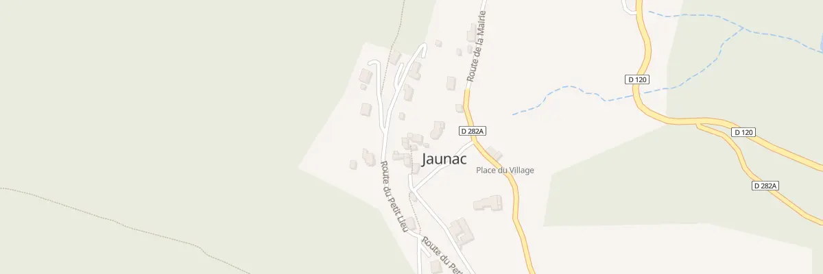 Plan du 5024A Le Village à Jaunac
