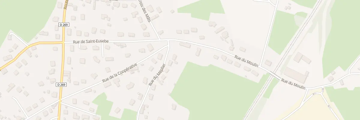 Plan du 710 Rue du Méplier à Blanzy