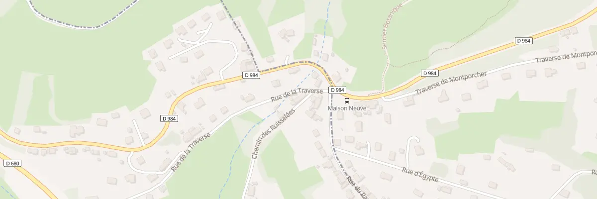 Plan du 6 Che des Ruisselées à Montcenis