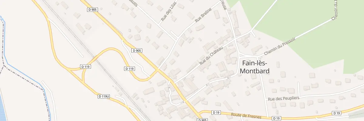 Plan du 3 Rue Breline à Fain-lès-Montbard