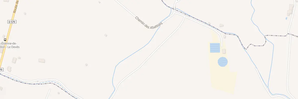 Plan du 620 Che des Abattoirs à Saint-Étienne-de-Fontbellon