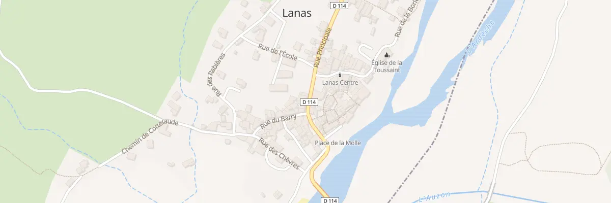 Plan du 85 Rue Principale à Lanas