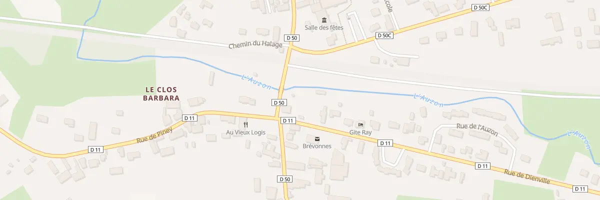 Plan du 2 Rue de Champagne à Brévonnes