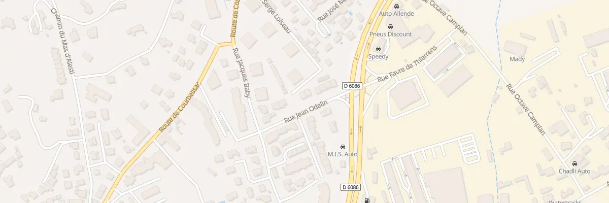 Plan du 195 Rue Jean Odelin à Nîmes