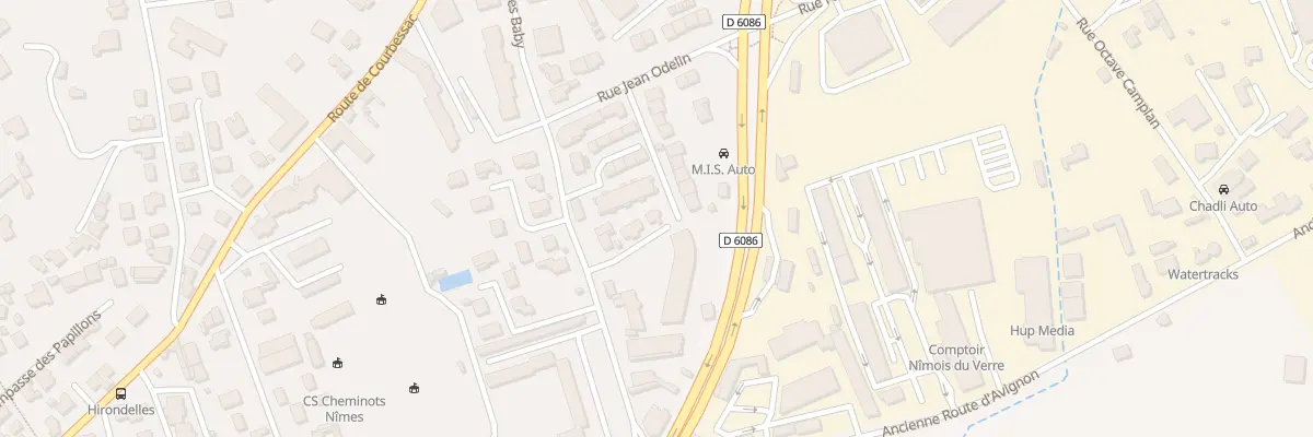 Plan du 43C Rue Jean Odelin à Nîmes